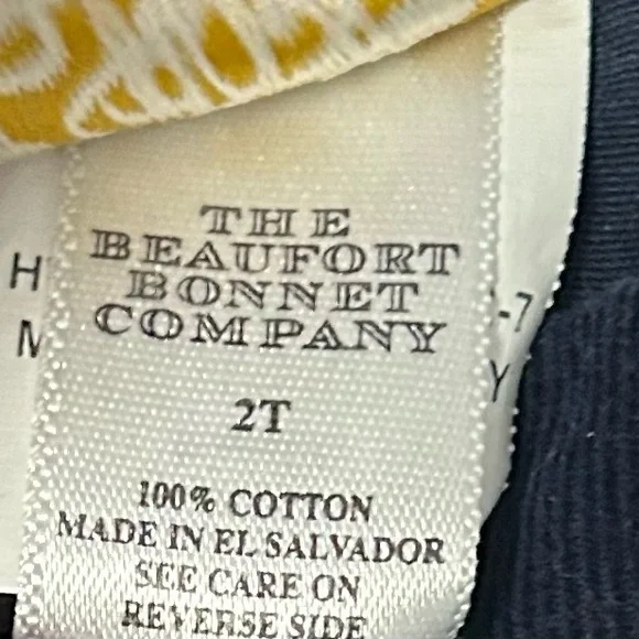 The Beaufort Bonnet Co navy corduroy Janie Jumper sz 2T EUC smoke free home - Picture 4 of 5